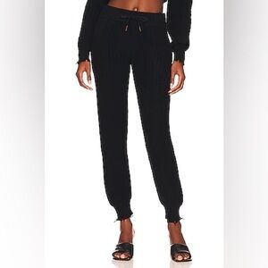 SER.O.YA 'Ida' Relaxed Cotton Knit Drawstring Waist Frayed Hem Jogger sz XS NWT